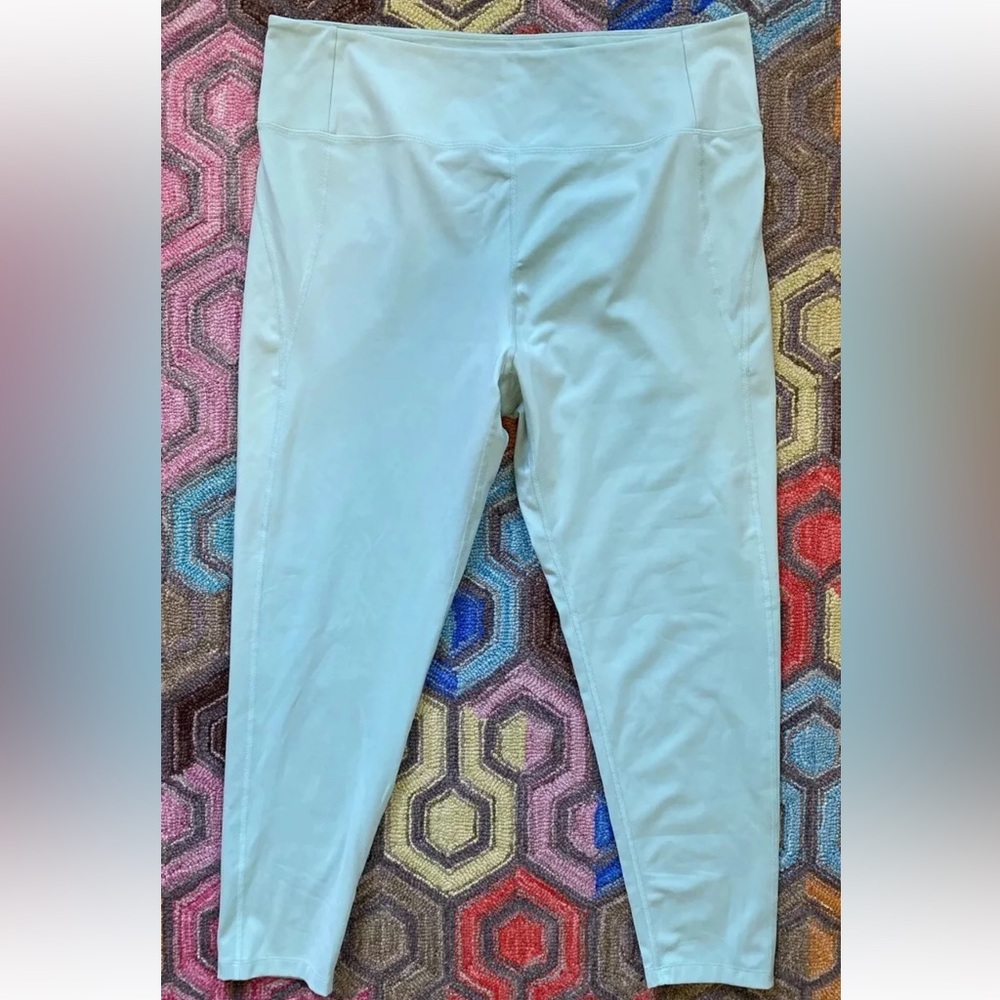 Girlfriend Collective Mint Green Compressive High-Rise Leggings Size 5X